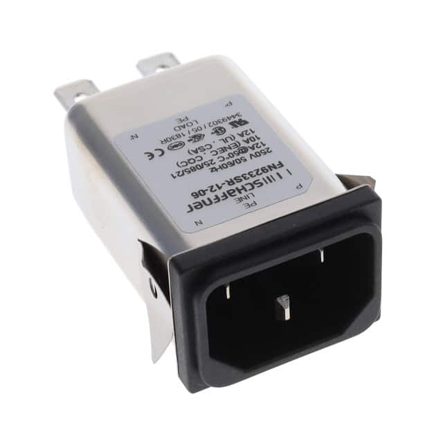 FN9233SR-12-06 PWR ENT RCPT IEC320-C14 PANEL QC