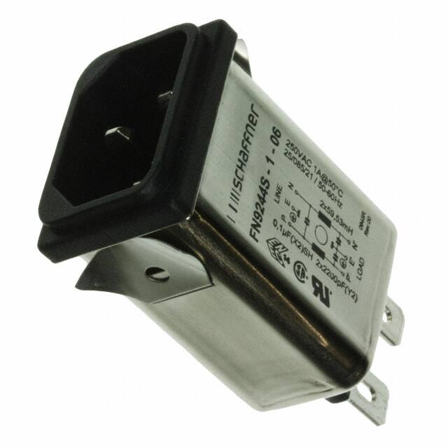 FN9244S-1-06 PWR ENT RCPT IEC320-C14 PANEL QC