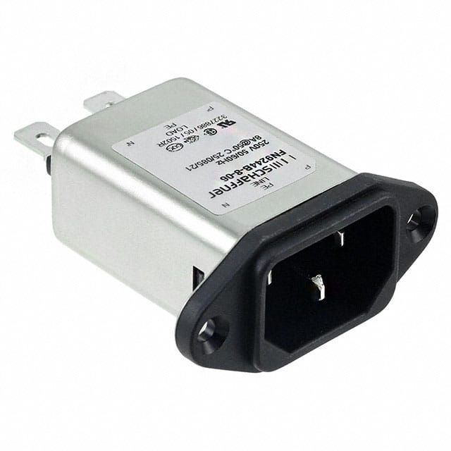FN9244B-8-06 PWR ENT RCPT IEC320-C14 PANEL QC