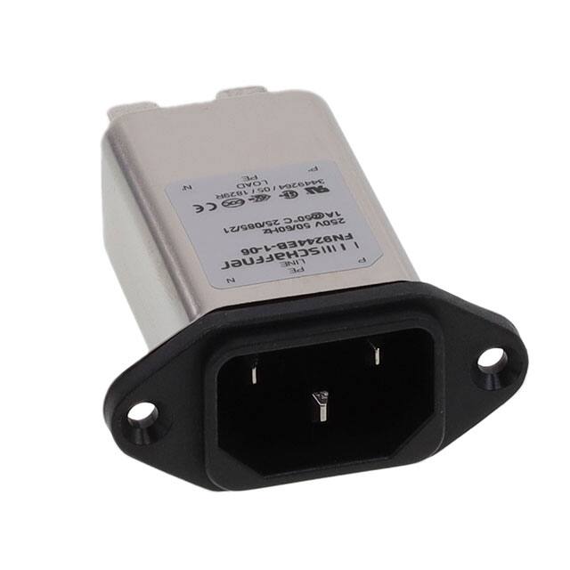 FN9244EB-1-06 PWR ENT RCPT IEC320-C14 PANEL QC