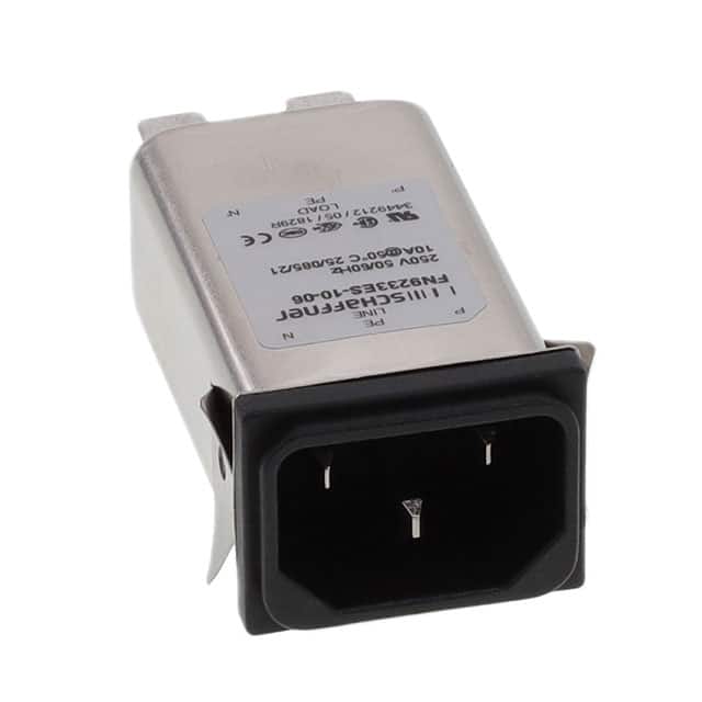 FN9233ES-10-06 PWR ENT RCPT IEC320-C14 PANEL QC