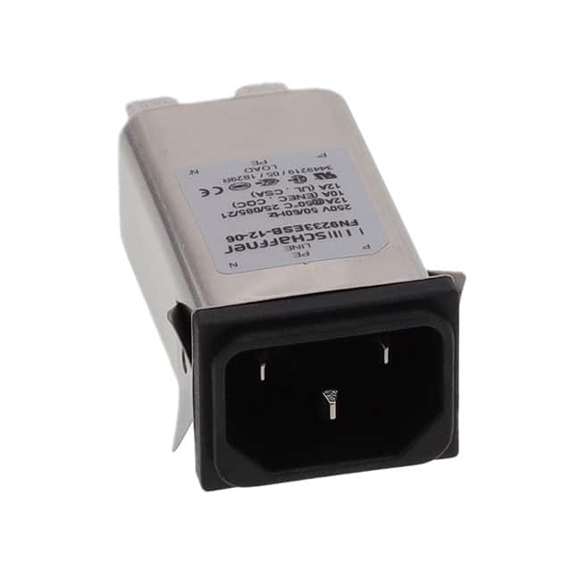 FN9233ESB-12-06 PWR ENT RCPT IEC320-C14 PANEL QC