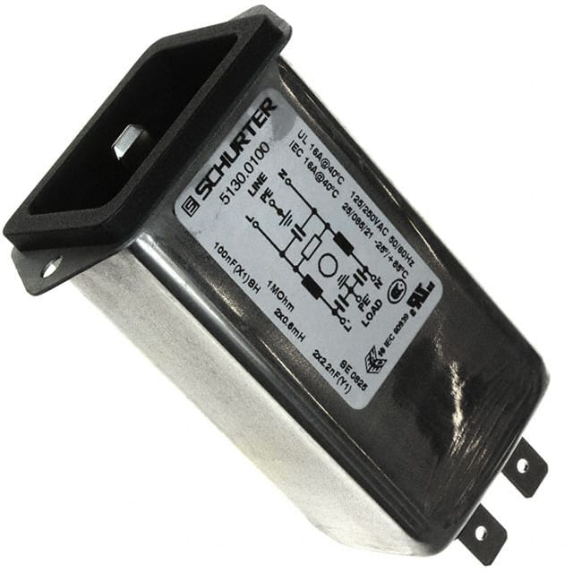 5130.0100 PWR ENT RCPT IEC320-C20 PANEL QC