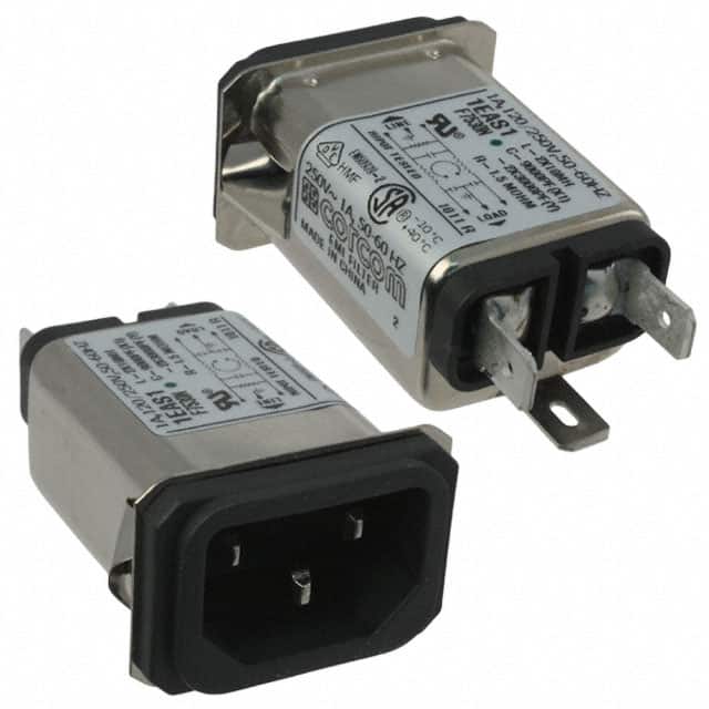 1EAS1 PWR ENT RCPT IEC320-C14 PANEL QC