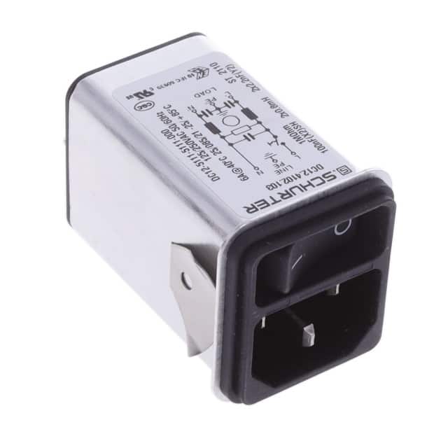 DC12.4102.103 PWR ENT MOD RCPT IEC320-C14 PNL