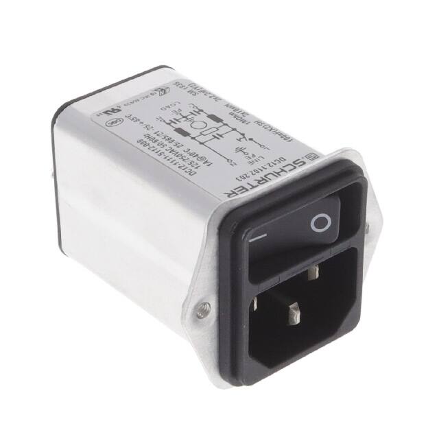 DC12.1102.203 PWR ENT MOD RCPT IEC320-C14 PNL