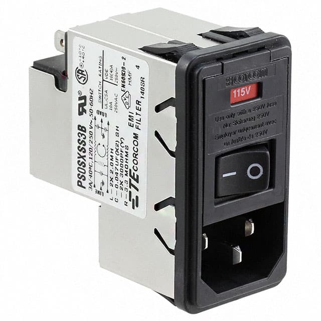 6-6609107-9 PWR ENT MOD RCPT IEC320-C14 PNL