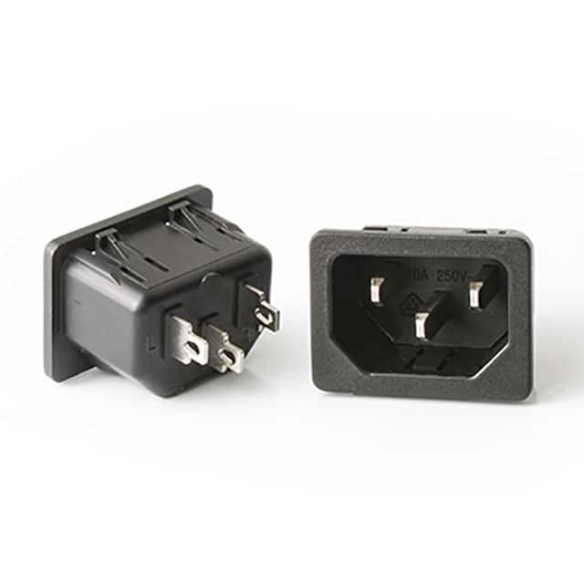 83030140 IEC 60320 C14 SNAP IN INLET 1.5