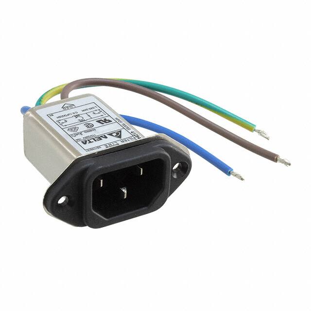 10GEEW3EM PWR ENT RCPT IEC320-C14 PNL WIRE