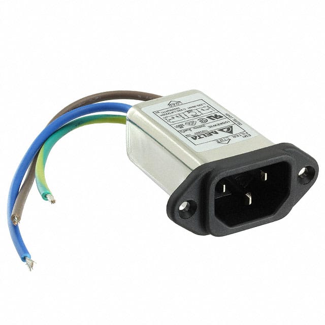 10GKEW3E PWR ENT RCPT IEC320-C14 PNL WIRE