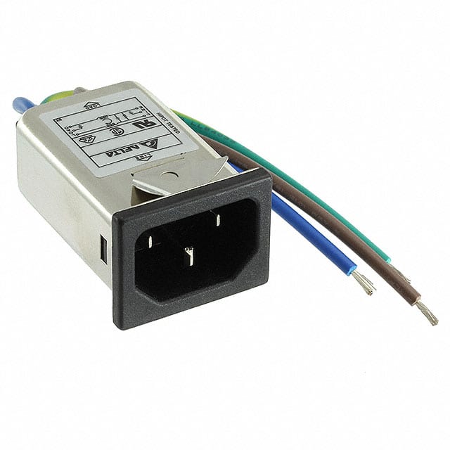 10GENW3EM-R PWR ENT RCPT IEC320-C14 PNL WIRE