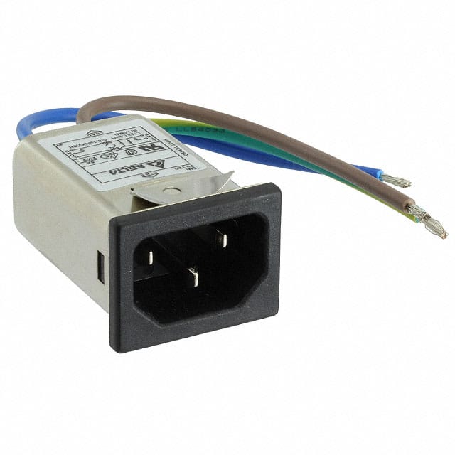06GENW3QM-R PWR ENT RCPT IEC320-C14 PNL WIRE
