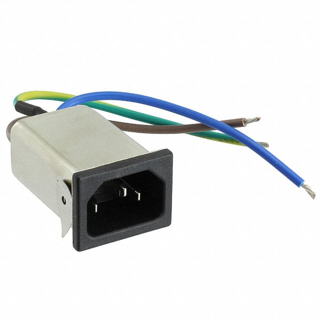 06GENW3QM-R(H) PWR ENT RCPT IEC320-C14 PNL WIRE