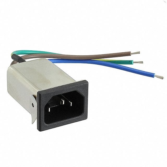 10GENW3QM-R(H) PWR ENT RCPT IEC320-C14 PNL WIRE