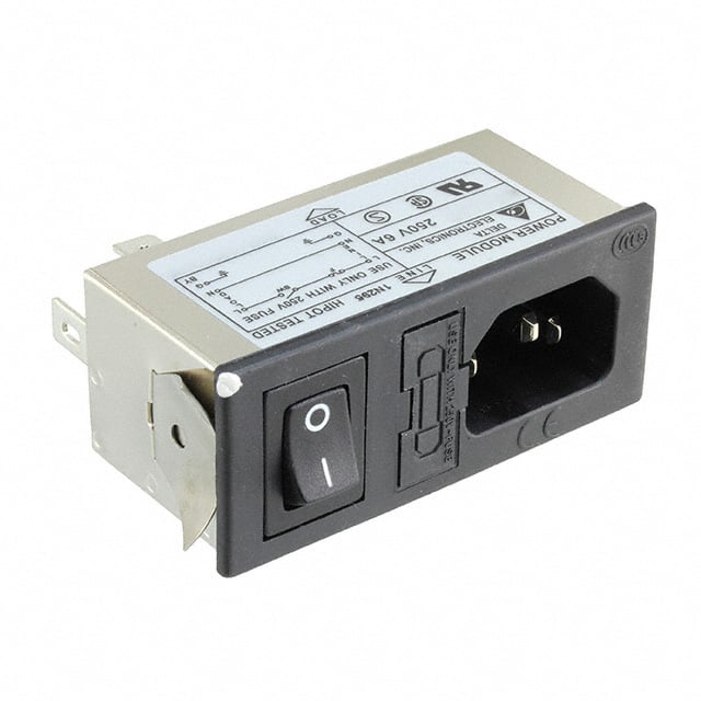 06AN2 PWR ENT MOD RCPT IEC320-C14 PNL