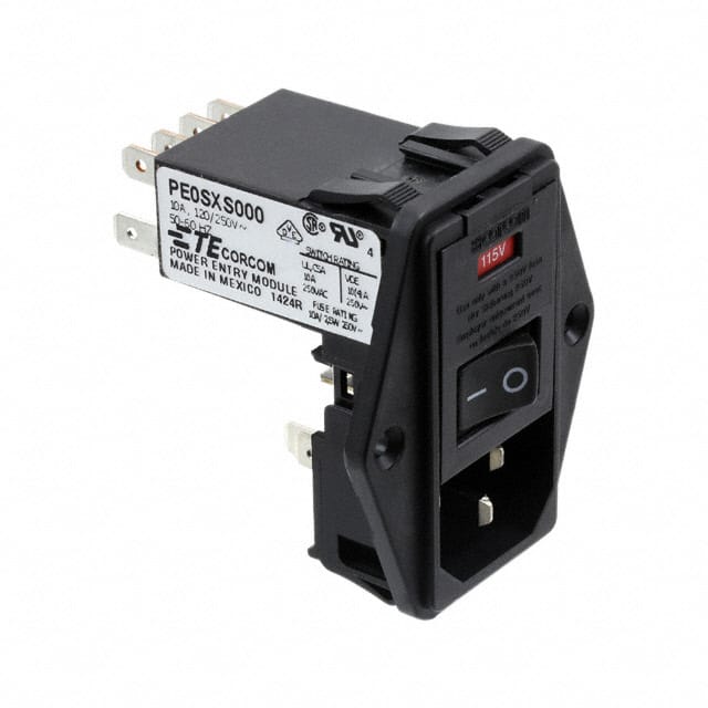8-6609955-4 PWR ENT MOD RCPT IEC320-C14 PNL