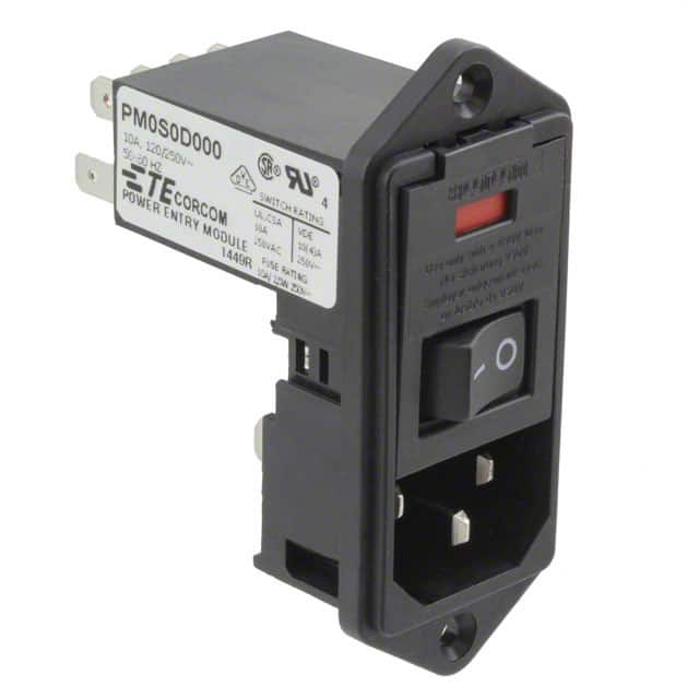 7-6609959-8 PWR ENT MOD RCPT IEC320-C14 PNL