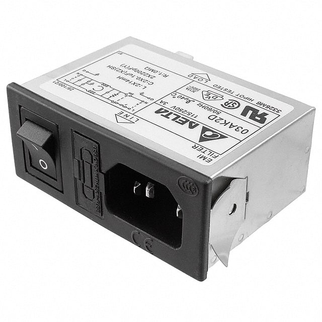 03AK2D PWR ENT MOD RCPT IEC320-C14 PNL