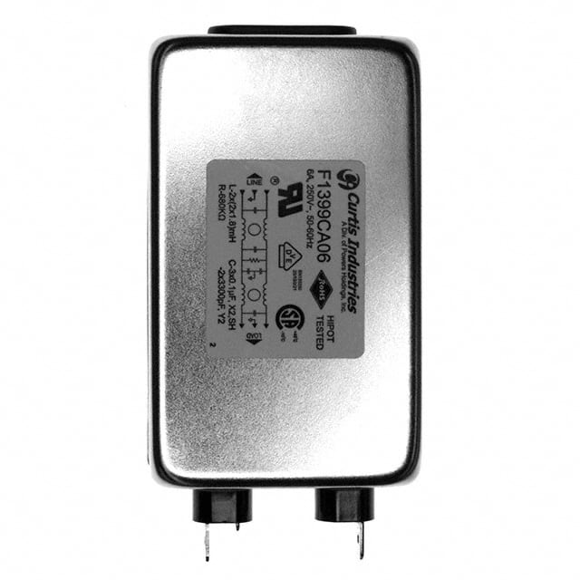 F1399CA06 PWR ENT RCPT IEC320-C14 PANEL QC