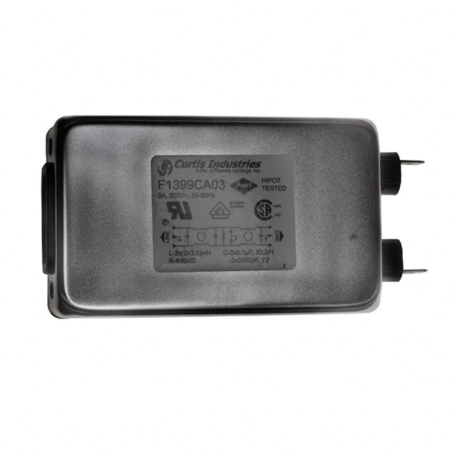 F1399CA03 PWR ENT RCPT IEC320-C14 PANEL QC