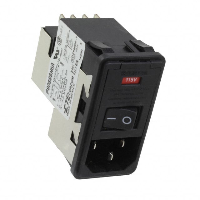 1-6609106-5 PWR ENT MOD RCPT IEC320-C14 PNL