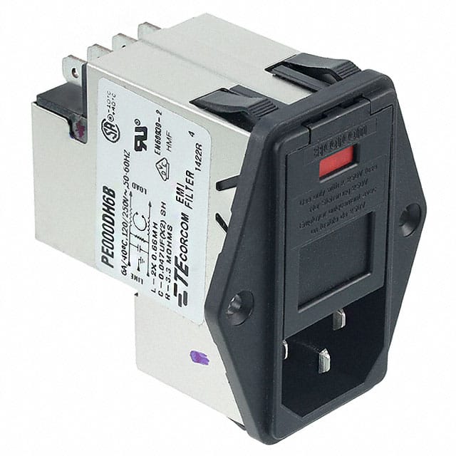 6609103-7 PWR ENT MOD RCPT IEC320-C14 PNL