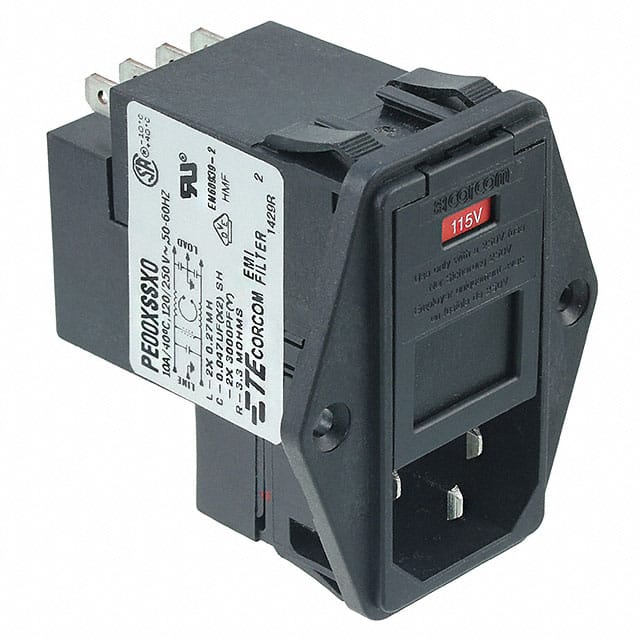 5-6609930-9 PWR ENT MOD RCPT IEC320-C14 PNL