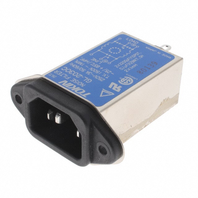 GL-2030C-10 EMI-RFI FILTERS 250V 3A 300MOHMS