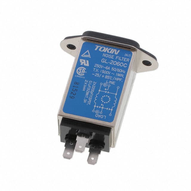 GL-2060C-20 EMI-RFI FILTERS 250V 6A 300MOHMS