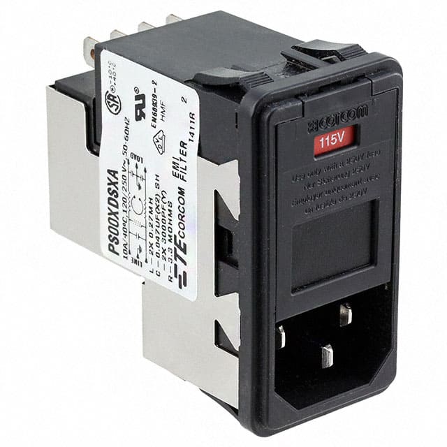 1-6609952-2 PWR ENT MOD RCPT IEC320-C14 PNL