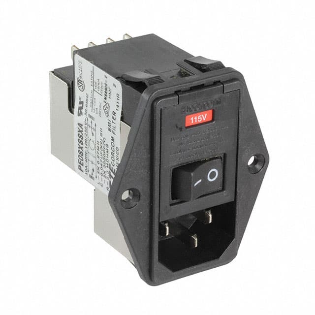 3-6609929-2 PWR ENT MOD RCPT IEC320-C14 PNL