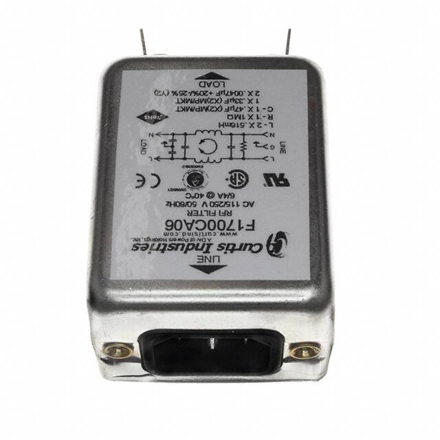 F1700CA06 PWR ENT RCPT IEC320-C14 PANEL QC