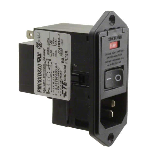 3-6609940-4 PWR ENT MOD RCPT IEC320-C14 PNL