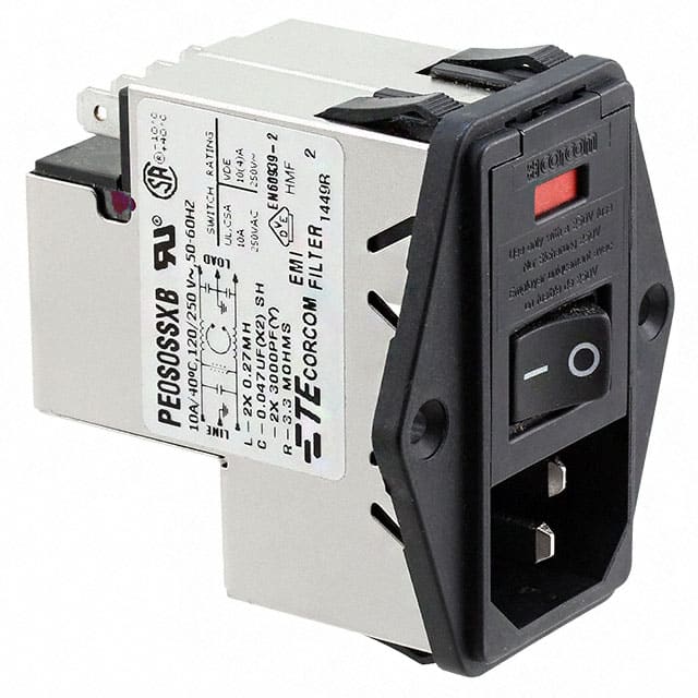 2-6609104-2 PWR ENT MOD RCPT IEC320-C14 PNL