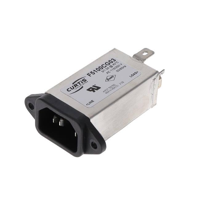 F5100CG03 PWR ENT RCPT IEC320-C14 PANEL QC