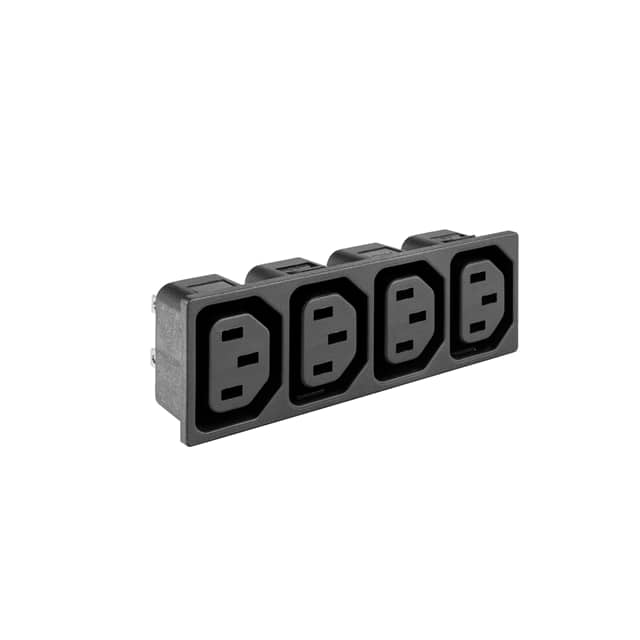 EMO-14-X C13 PANEL MOUNT 4GANG 10/15A