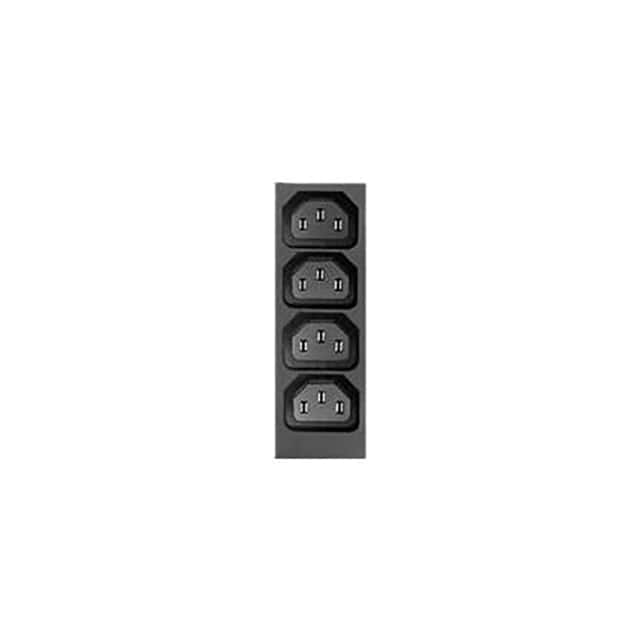 44R02-4131-150-PL C13, Outlet, 70C, 4 Gang, P-Lock