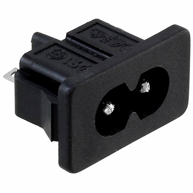 4300.0098 PWR ENT RCPT IEC320-C8 PNL SLDR