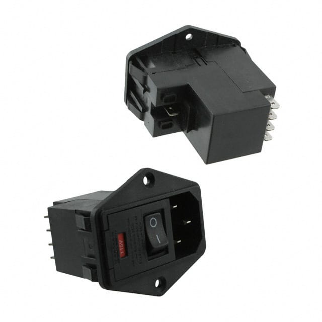 6609929-7 PWR ENT MOD RCPT IEC320-C14 PNL