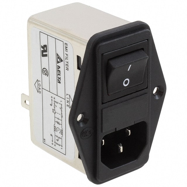 06AB2D PWR ENT MOD RCPT IEC320-C14 PNL