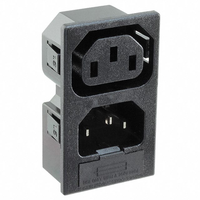 PX0718/1/15/ST PWR ENT MOD IN/OUT IEC320-2-2F