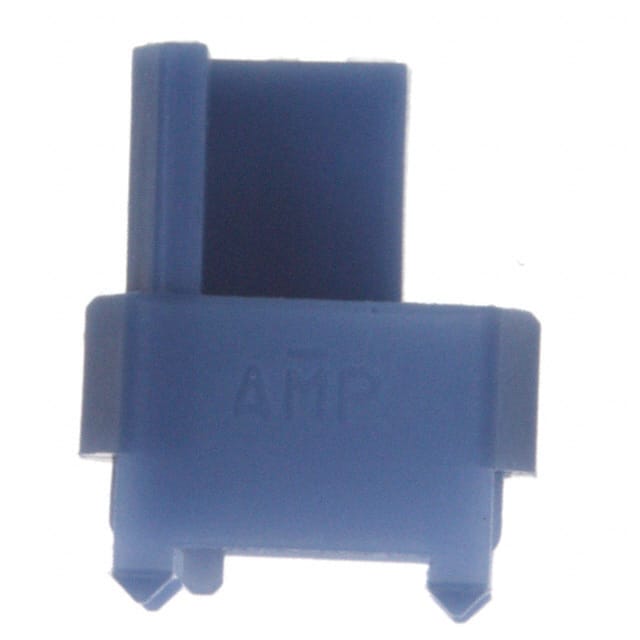 3-100525-2 CONN CODING KEY PLUG BRILLNT BLU