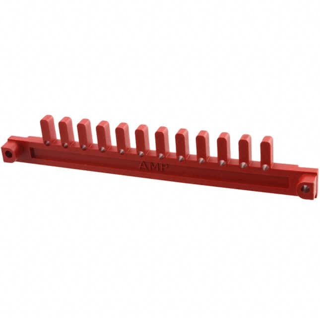 926495-4 CONN DIN PLUG KEYING BLOCK RED