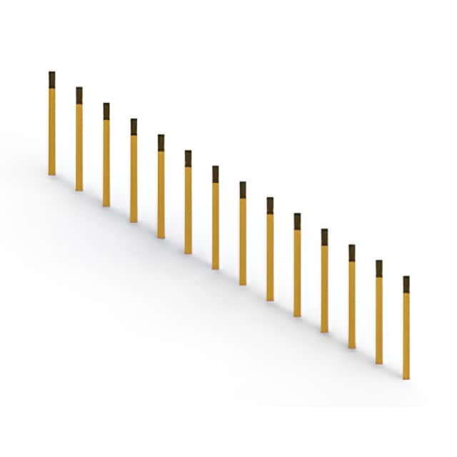 106-014-253-100 106 SERIES CONTACT STRIP WITH 14