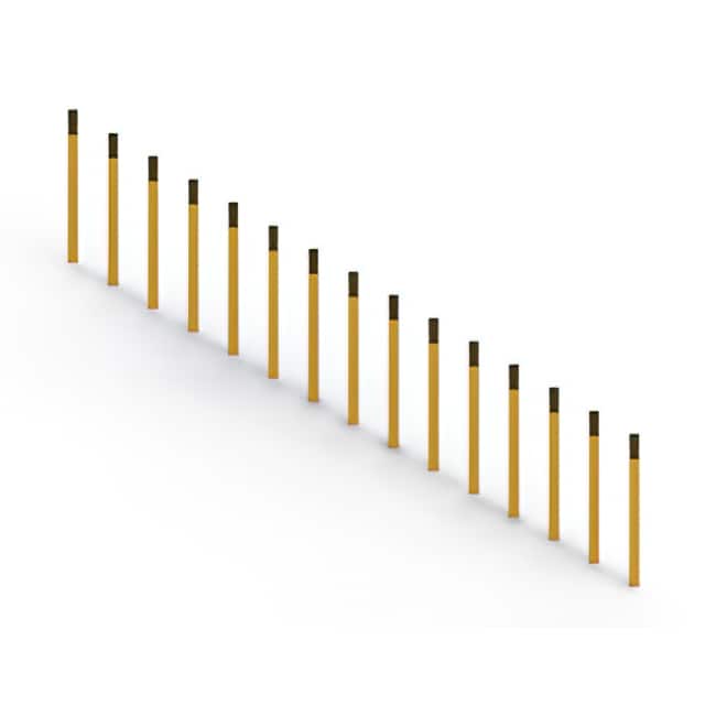 106-015-253-100 106 SERIES CONTACT STRIP WITH 15