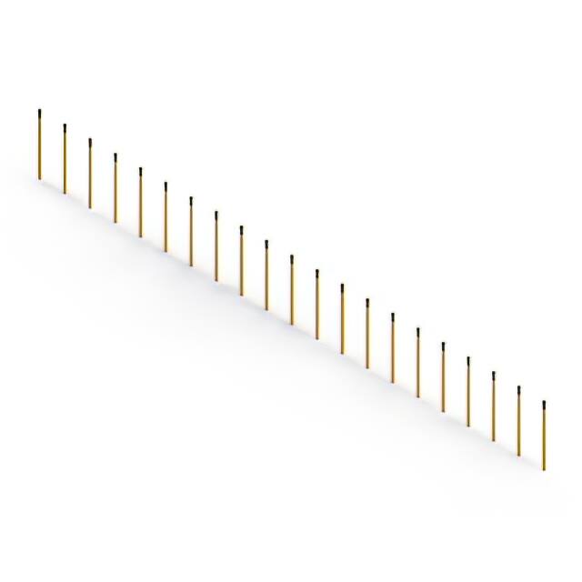 106-021-250-200 106 SERIES CONTACT STRIP WITH 21