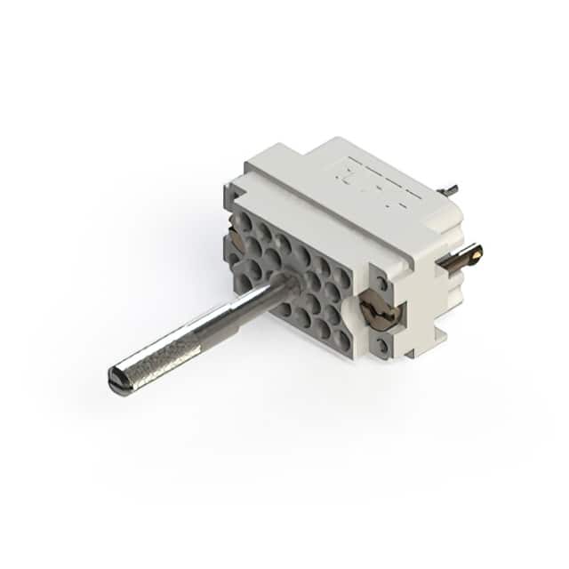 516-020-000-301 CONN HSG RACK & PANEL 20POS GRY