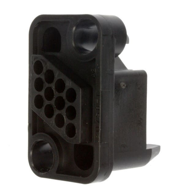 211758-1 CONN RCPT HSG DRAWER 12POS BLK