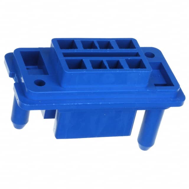 172063-1 CONN PLUG HSG DRAWER 8POS BLUE