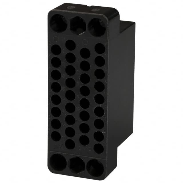 200838-2 CONN 34POS BLACK PNL MNT